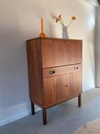 Midcentury vintage teak dressoir, Ophalen, Gebruikt, 100 tot 150 cm, 1 of 2 laden