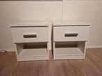 2 Nachtkastjes met lade, Huis en Inrichting, Slaapkamer | Nachtkastjes, Ophalen of Verzenden, Gebruikt, Minder dan 45 cm, Minder dan 55 cm