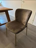 GERESERVEERD 6 Richmond Eetkamerstoelen, Huis en Inrichting, Stoelen, Gebruikt, Bruin, Ophalen of Verzenden, Metaal