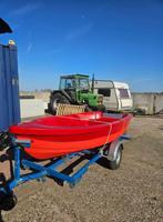 Leuke pioner boot met trailer en 5pk mercury motor, Watersport en Boten, Ophalen, Gebruikt, Tot 10 pk, 3 tot 6 meter