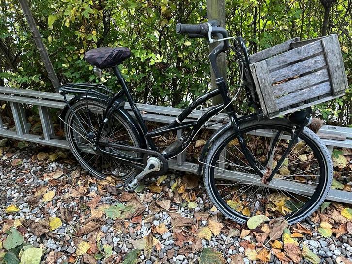 Sparta Bull Bullet damesfiets met transportkist, Fietsen en Brommers, Fietsen | Dames | Damesfietsen, Gebruikt, Sparta, Versnellingen