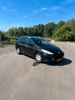 Peugeot 307 1.6 16V XR Break 2006 Zwart, Auto's, Peugeot, Stof, Zwart, 4 cilinders, 715 kg