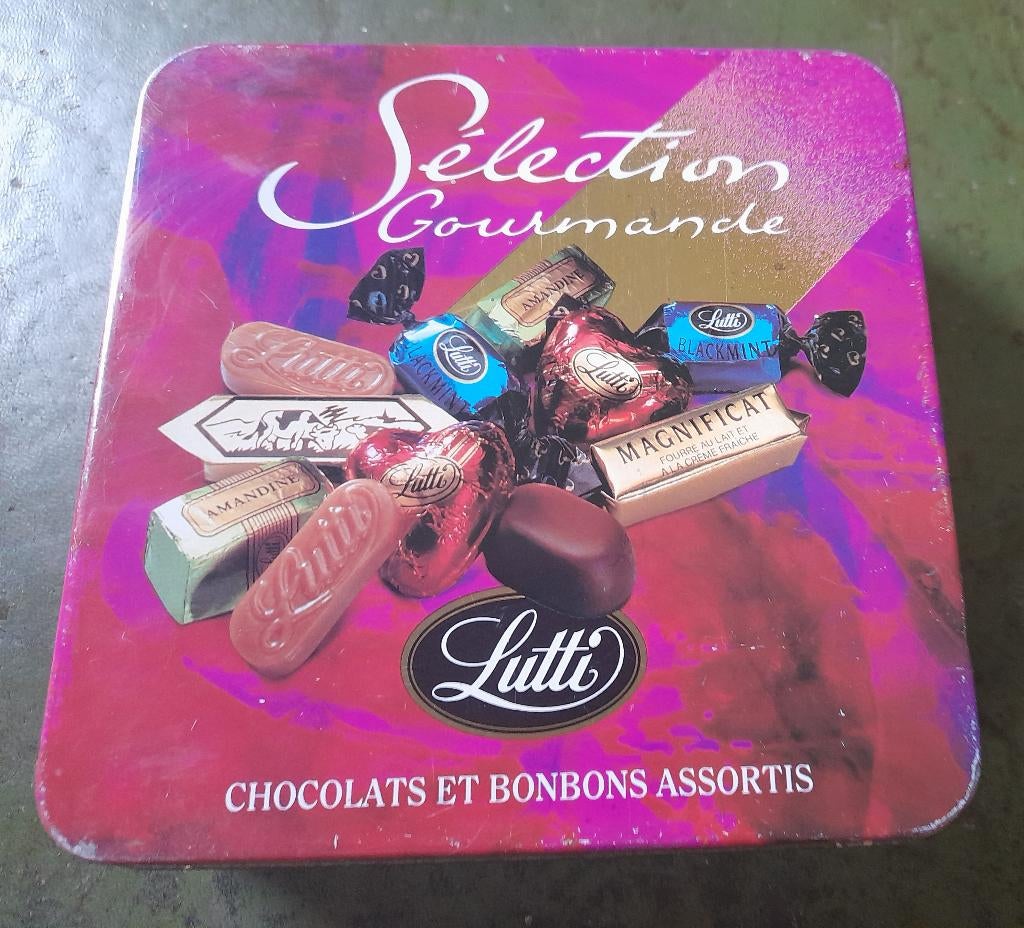 Blik voor bonbons - Frans, Verzenden, Zo goed als nieuw, Overige