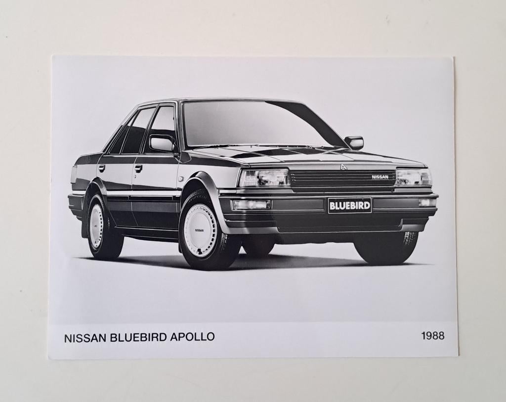 Nissan Bluebird Apollo 1988 - PERSFOTO -, Ophalen of Verzenden, Nieuw, Nissan