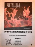 Paginagrote A3 advertentie METALLICA Load release tour, Ophalen of Verzenden