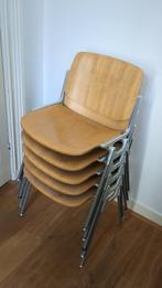 Giancarlo Piretti Castelli stoelen (dsc-106), 5 stuks, Ophalen, Gebruikt, Overige kleuren, Italiaans