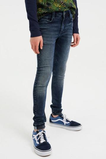 Mooie blauwe WE Blue Ridge superskinny jog jeans mt 158.   beschikbaar voor biedingen
