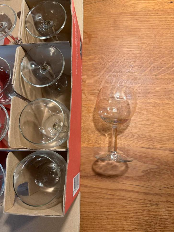 12 Ballon Royal Leerdam port glazen (kleine wijnglazen), Huis en Inrichting, Keuken | Servies, Zo goed als nieuw, Glas of Glazen