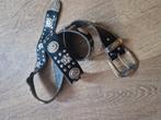 Western cowboy country zwart riem met gesp lengte 120 cm, Ophalen of Verzenden, Zo goed als nieuw, 115 cm of meer, Riem of Ceintuur