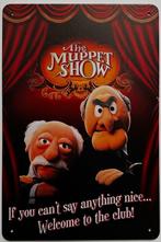 Muppet Show Statler en Waldorf reclamebord van metal deco, Verzamelen, Info@deconoord.nl, Deco Noord, Poster, Nieuw
