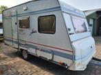 Bürstner 420 TN Fun, Caravans en Kamperen, Caravans, Treinzit, Uitbouw voortent, 2 aparte bedden, Particulier