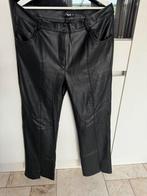 Most wanted leather look broek nt.46, Ophalen of Verzenden, Zo goed als nieuw, Maat 46/48 (XL) of groter, Zwart