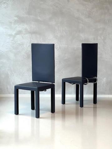 Arcalla eettafelstoelen 4x B&B Italia vintage 1980s prijs ps beschikbaar voor biedingen
