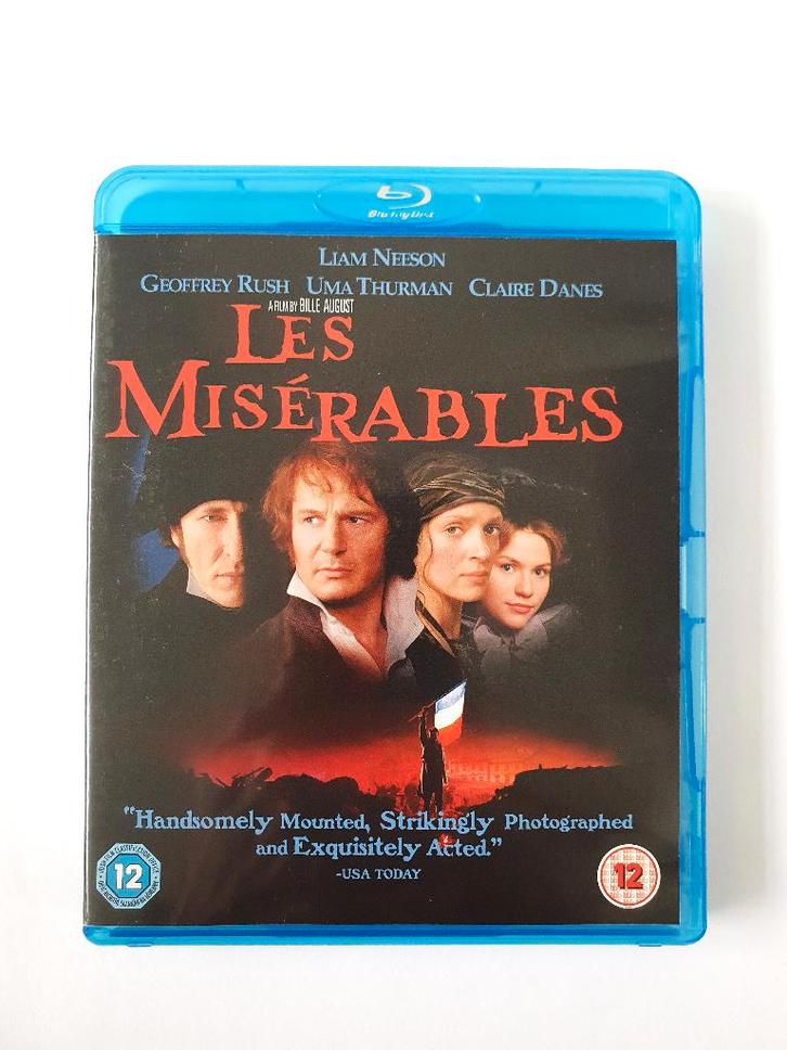 Les Miserables (1998), Cd's en Dvd's, Blu-ray, Zo goed als nieuw, Ophalen of Verzenden