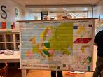 Schoolplaat Europa, Antiek en Kunst, Antiek | Schoolplaten, Ophalen, Aardrijkskunde