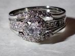 925 Zilvere Dames Ring Maat 18 Nieuw., 18 tot 19, Nieuw, Ophalen of Verzenden, Dame