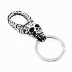 Klassieke Roestvrij Stalen Schedelhoofd Sleutelhanger, Birgitta-Gracht 33, 6465 EL Kerkrade, Nederland, Verzenden, Overige typen