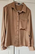 Satijnlook blouse Seven Sisters, Kleding | Dames, Blouses en Tunieken, Bruin, Seven Sisters, Ophalen of Verzenden, Zo goed als nieuw
