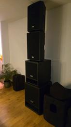 Dynacord D-Lite Set: 2x 15.3 Tops & 2x 18" Subs, Ophalen of Verzenden, Gebruikt, Audio