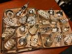 OUDE ZILVEREN KERSTBALLEN HUISJES,VOGEL,MAND,PAASHAAS, Ophalen of Verzenden, Gebruikt