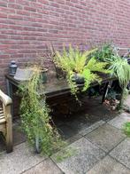 Habitat Tuintafel van Belgisch hardsteen, Tuin en Terras, Ophalen, Gebruikt, Rechthoekig, Overige materialen