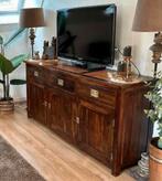 Teakhouren tv meubel, Ophalen, Gebruikt, 25 tot 50 cm, Minder dan 100 cm