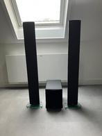 Staande vloerboxen met subwoofer, Audio, Tv en Foto, Luidsprekers, Gebruikt, Subwoofer, 120 watt of meer, Ophalen