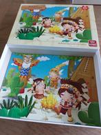 puzzel 24 stukjes, indianen rondom het kampvuur  'King', Ophalen, 10 tot 50 stukjes, Zo goed als nieuw, 2 tot 4 jaar