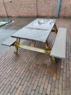 Gebruikte picknicktafel, Tuin en Terras, Picknicktafels, Ophalen, Gebruikt, Rechthoekig, Hout