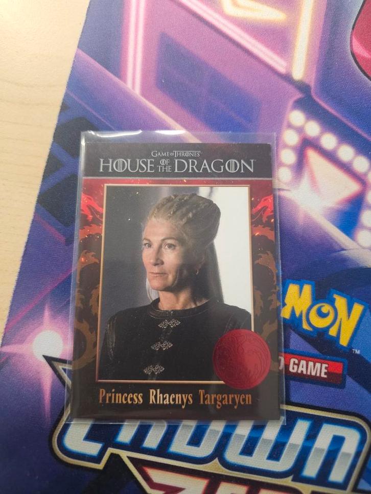 House of the Dragon - Princess Rhaenys Targaryen Plaatje, Hobby en Vrije tijd, Verzamelkaartspellen | Overige, Nieuw, Losse kaart
