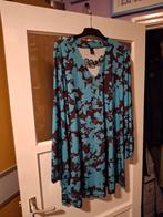 Blouse met bloemenprint - Maat M merk is van yoek, Kleding | Dames, Jurken, Ophalen, Blauw, Maat 42/44 (L), Gedragen