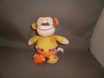 toi-toys action aap gekleurd oranje/ groen velours 20 cm, Kinderen en Baby's, Speelgoed | Knuffels en Pluche, Nieuw, Overige typen