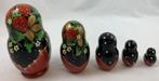 Russische Matroesjka poppen 5-delig handbeschilderd vintage, Postbus 64461, Brunssum, Nederland, Verzenden, Kenduseditemsinfo@gmail.com