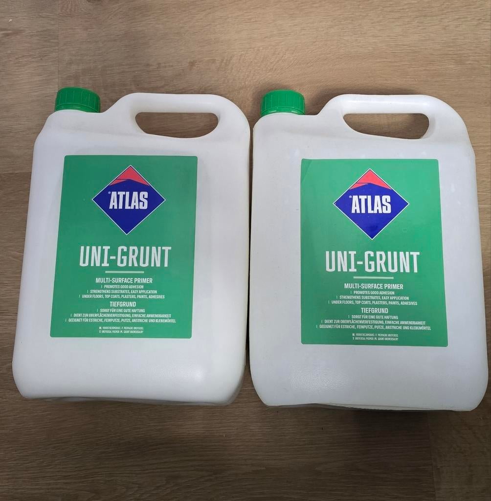 Atlas Uni-Grunt Primer voor Egaliseren Vloer, Doe-het-zelf en Verbouw, Vloerdelen en Plavuizen, Ophalen
