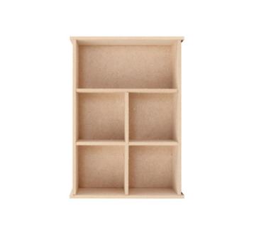 MDF Pronty verzamelkastje rechthoek 5-vaks 14,8 x 5,4 x 21 c beschikbaar voor biedingen