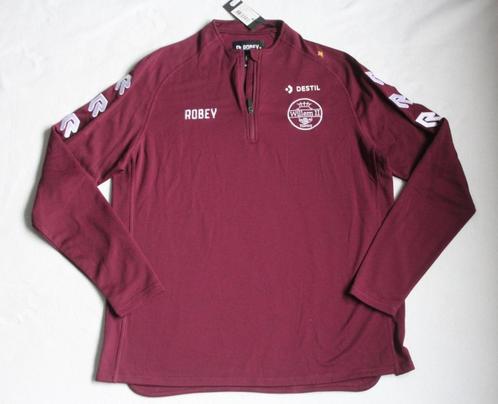 ROBEY Voetbalsweater bordeaux Willem - II maat 2XL (piris), Sport en Fitness, Voetbal, Nieuw, Trainingspak, Groter dan maat XL