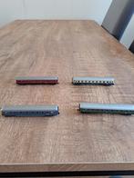 4 personen wagons van minitrix N-spoor, Gebruikt, Gelijkstroom, Trix, Wagon