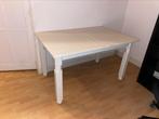 Houten eettafel/bureau, Ophalen, Gebruikt, 100 tot 150 cm, 50 tot 100 cm