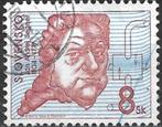 Slowakije 1994 mi.189 wetenschap NATUURKUNDIGE nom. 8, Verzenden, Overige landen, Gestempeld