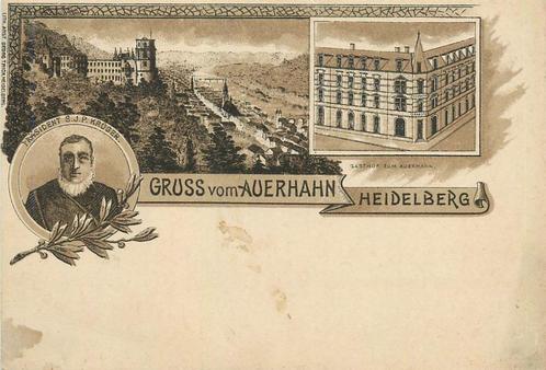 (379-167-003) Heidelberg Auerhahn, Verzamelen, Ansichtkaarten | Buitenland, Duitsland, Verzenden