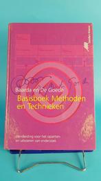 Basisboek methoden en technieken / druk 3, D.B. Baarda. 7A3, Boeken, Ophalen of Verzenden, Beta, Gelezen