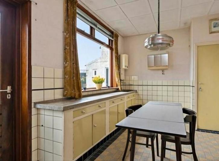 Vintage jaren 1920 keuken, Huis en Inrichting, Keuken | Complete keukens, Gebruikt, Graniet of Steen, Ophalen