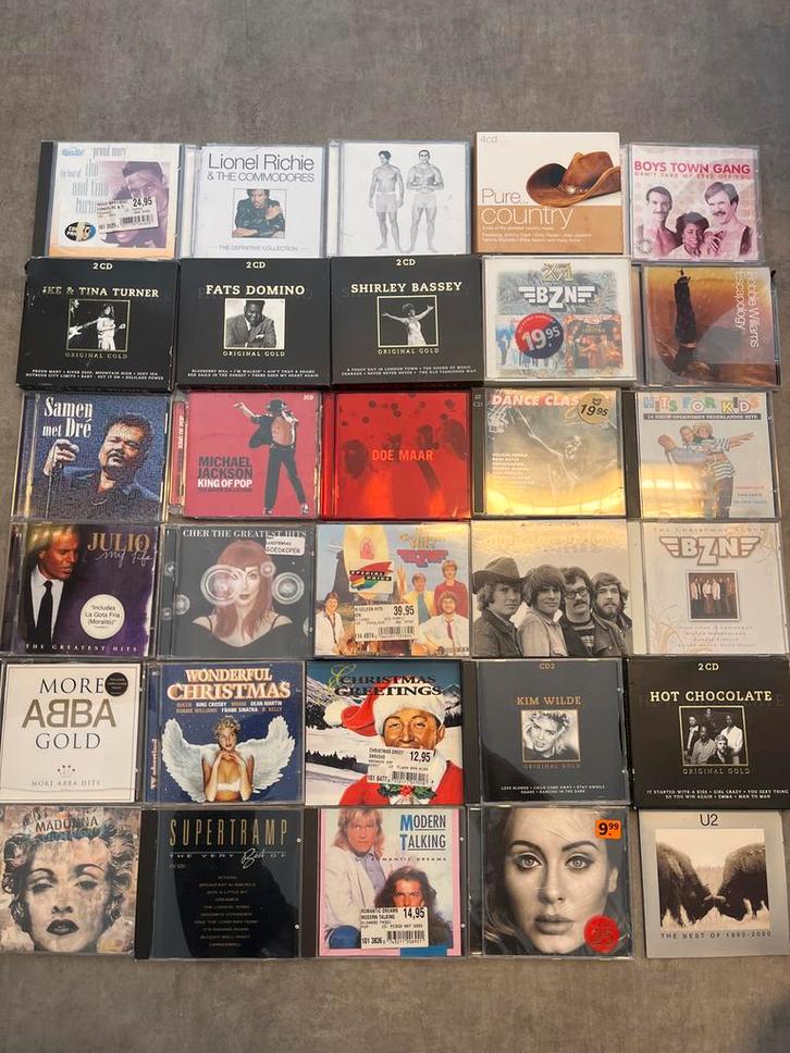 Diverse CD Collectie u2 Abba madonna, Cd's en Dvd's, Cd's | Overige Cd's, Gebruikt, Ophalen of Verzenden