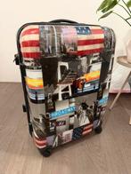 Leuke Koffer met New York Print, Sieraden, Tassen en Uiterlijk, Koffers, 60 tot 70 cm, Gebruikt, Hard kunststof, Ophalen of Verzenden