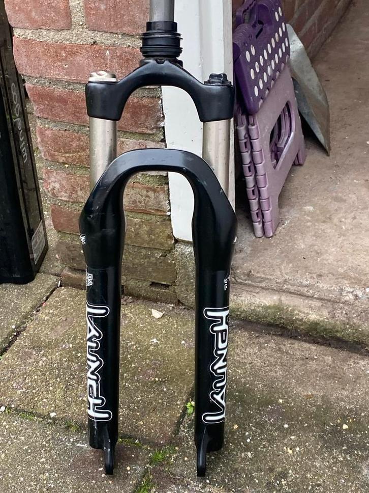 Mountainbike Voorvork - Launch, Fietsen en Brommers, Fietsonderdelen, Gebruikt, Mountainbike, Voorvork, Ophalen of Verzenden