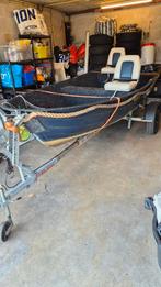 Nette boot inclusief trailer, 5 pk bbm en elektromotor, Ophalen, Tot 10 pk, Zo goed als nieuw, 3 tot 6 meter