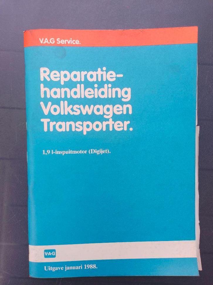 Werkplaatsboek Vw Transporter T3 1.9 injectie motor DH - GW, Boeken, Auto's | Boeken, Gelezen, Volkswagen, Ophalen of Verzenden