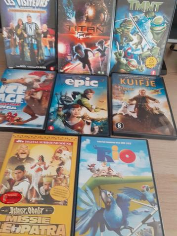 DVD Collectie - 8 Kinder Films per stuk €1,00 beschikbaar voor biedingen