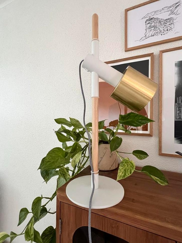 Zuiver IVY Vloerlamp, Huis en Inrichting, Lampen | Vloerlampen, Nieuw, Minder dan 100 cm, Hout, Metaal, Ophalen of Verzenden