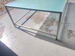 Tafel - gerookt glas, Huis en Inrichting, Tafels | Salontafels, Ophalen, Gebruikt, 100 tot 150 cm, 50 tot 100 cm